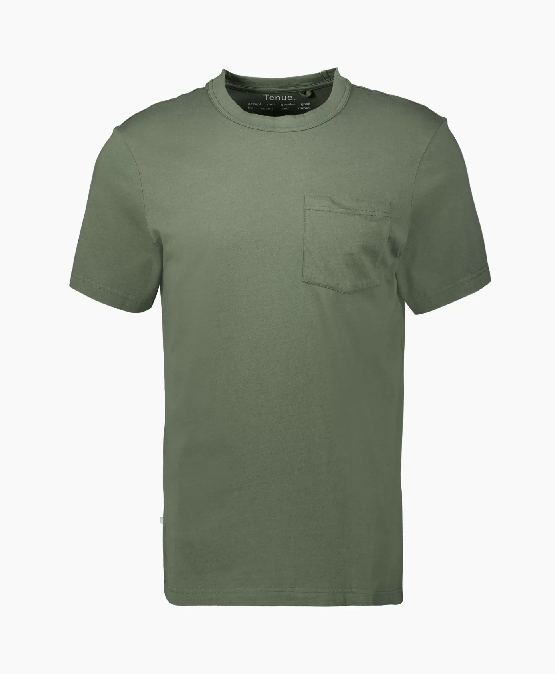 Online T-Shirt Korte Mouw John Pocket Tee Khaki Heren T-Shirts