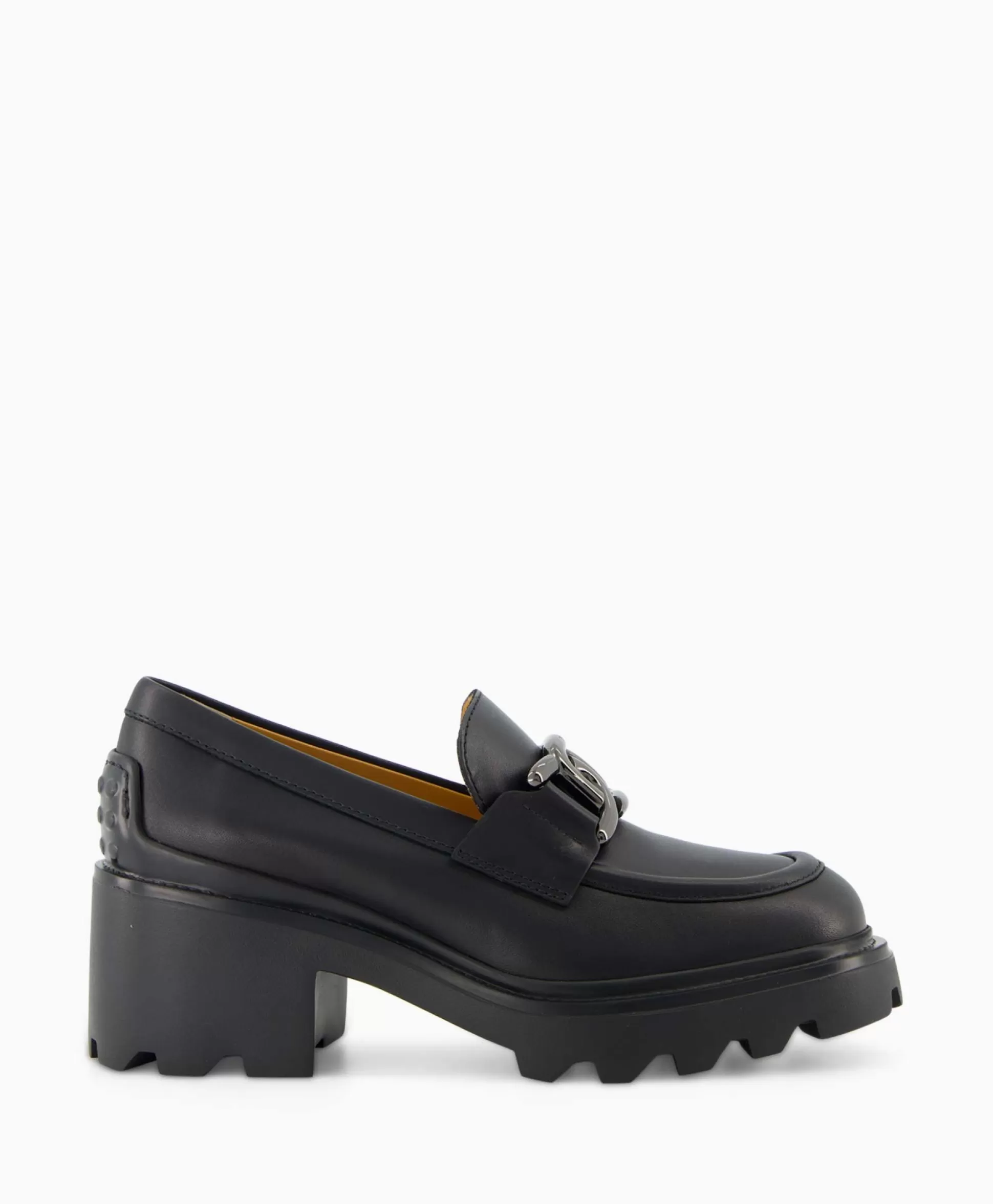 Outlet Tod's Tod's Loafer Gomma Carro Zwart Dames Instappers