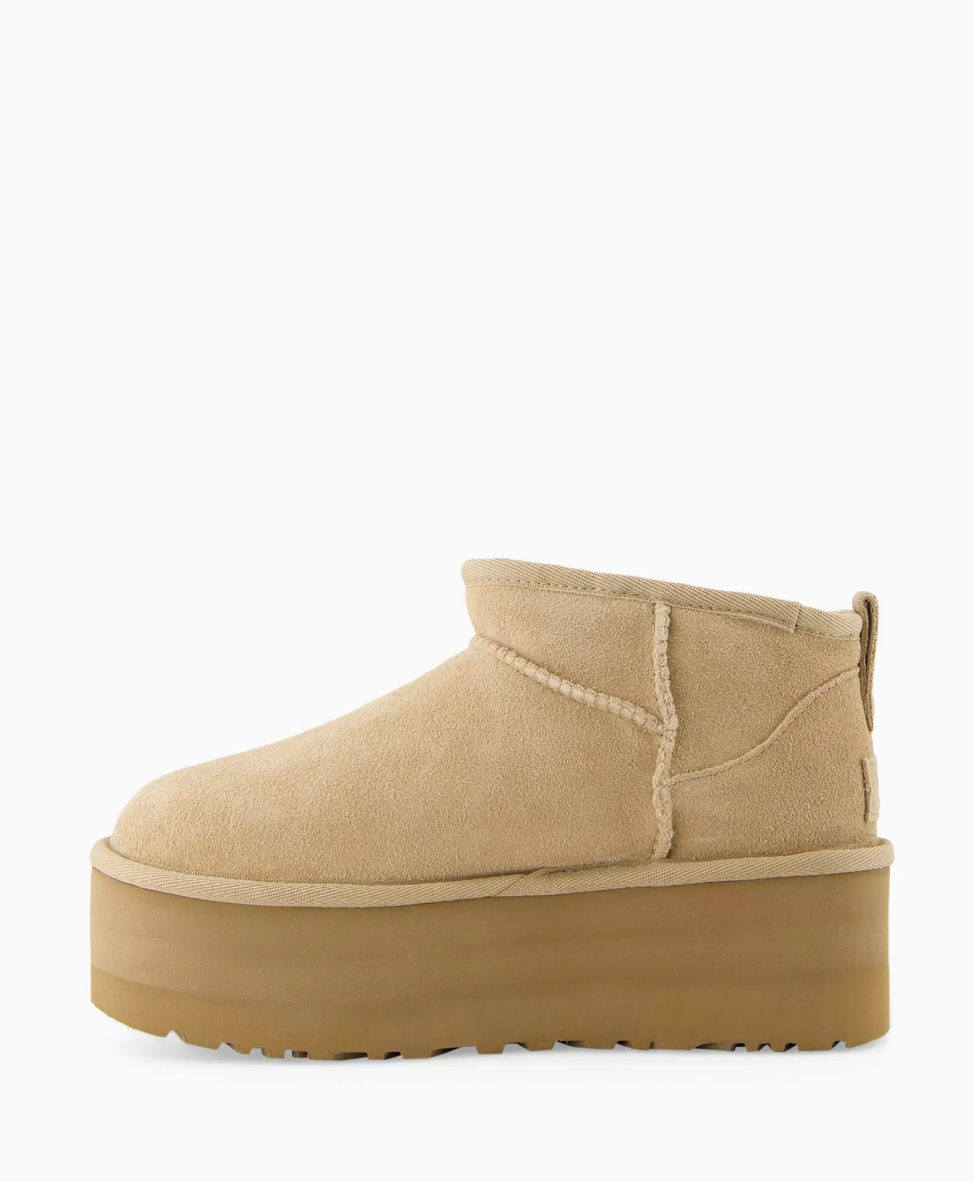 Store Enkellaars W Classic Ultra Mini Platform Beige Dames Laarzen