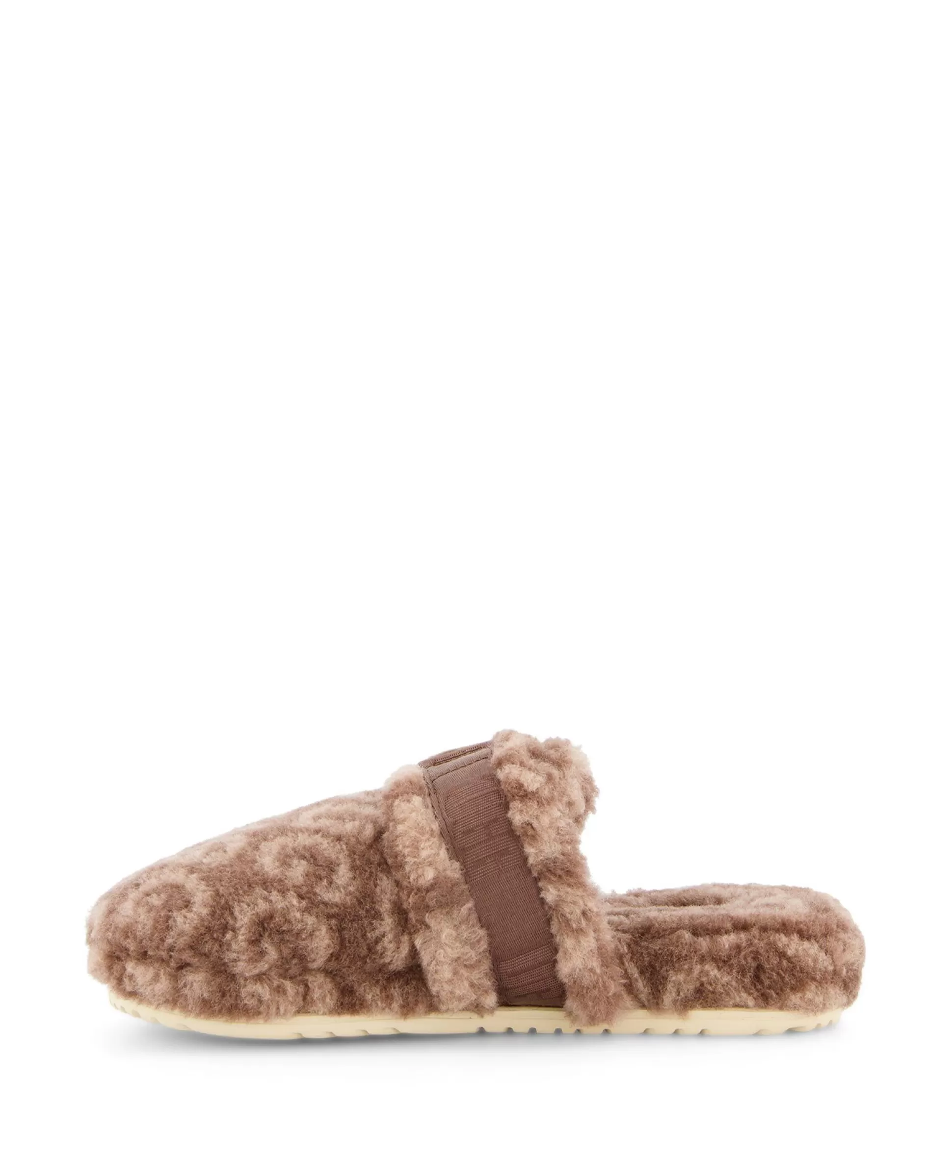 Outlet Pantoffel M Fluff It Pop Bruin Dames Pantoffels