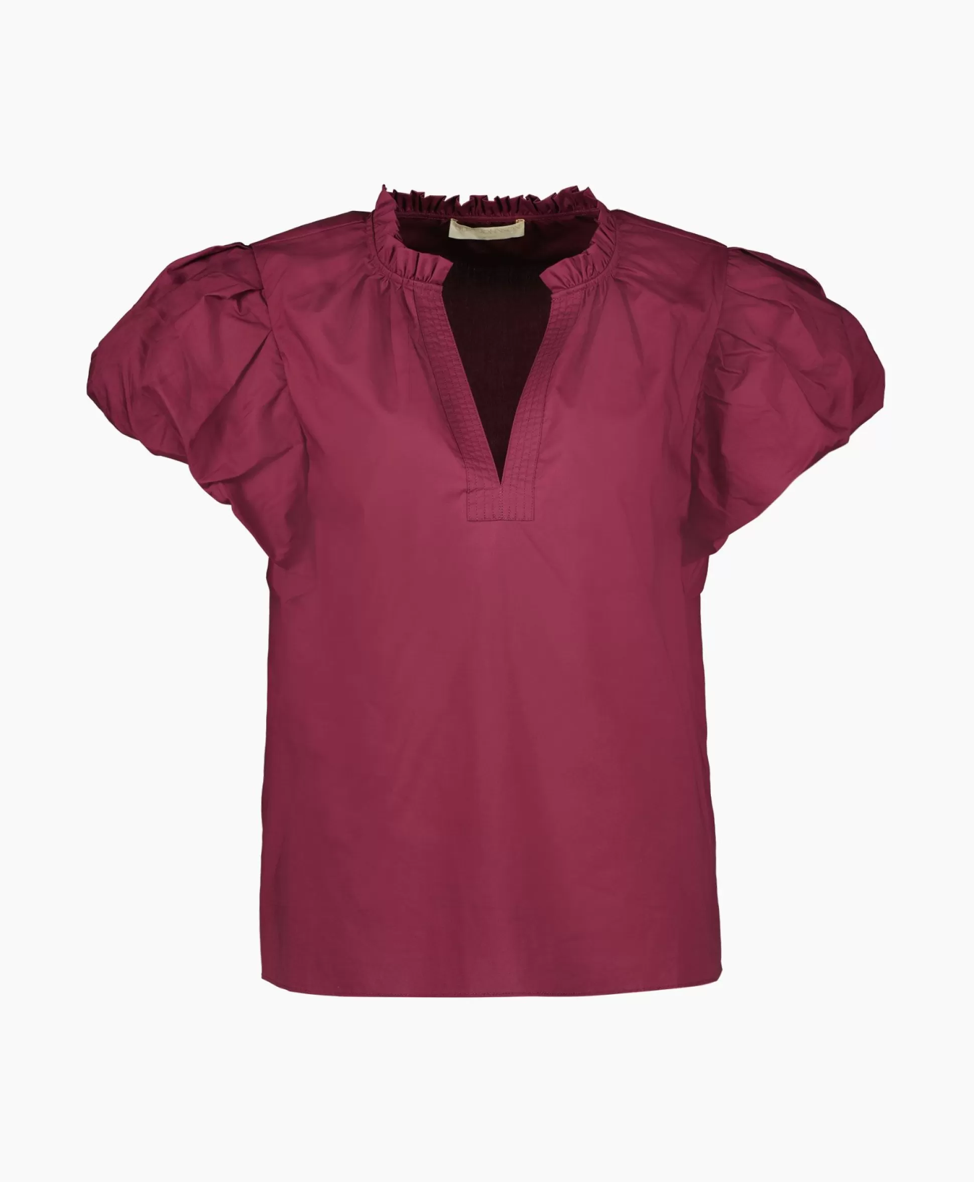 Shop Blouse Klara Bordeaux Dames Blouses