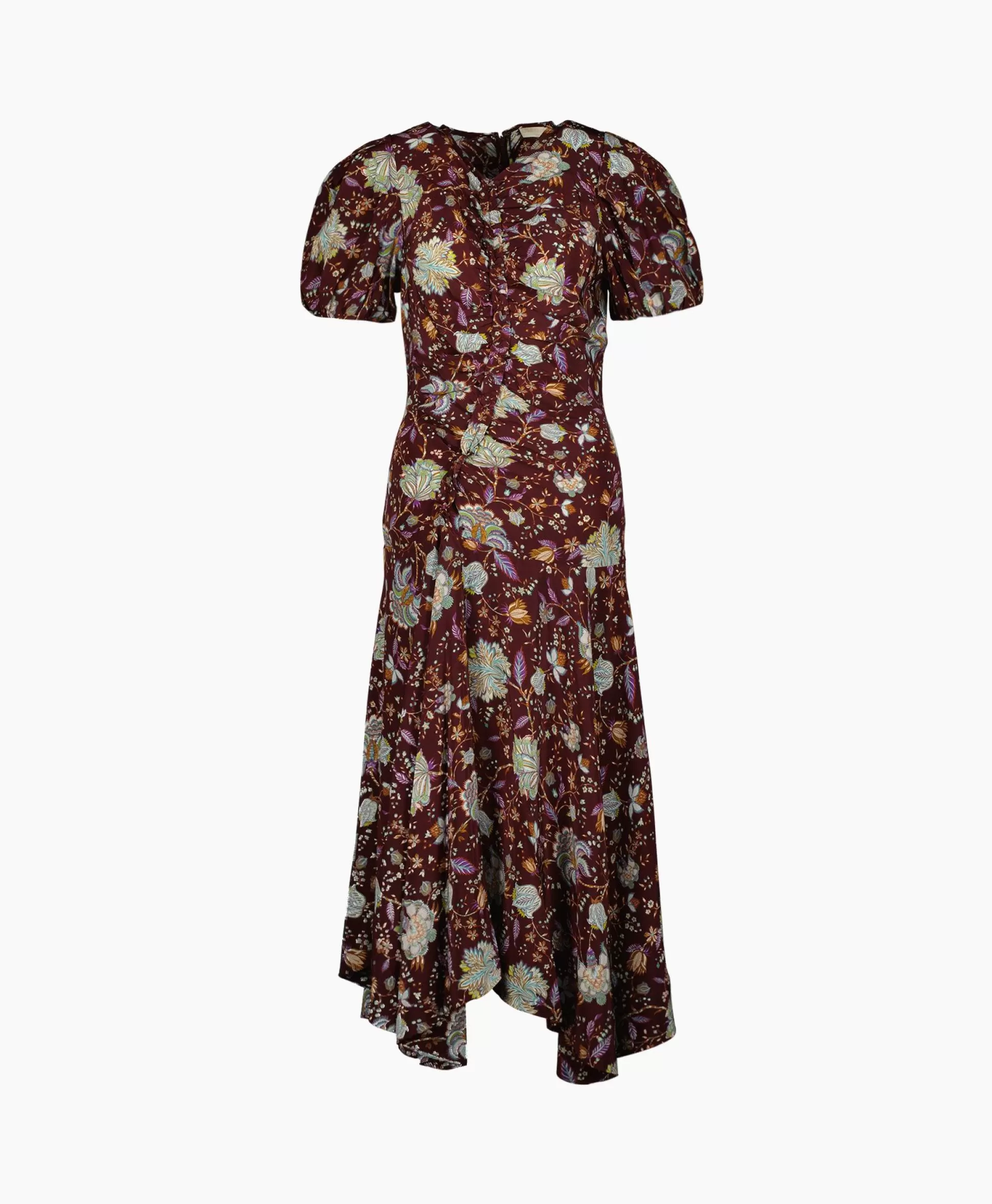 Hot Maxi Jurk Heleen Bordeaux Dames Jurken