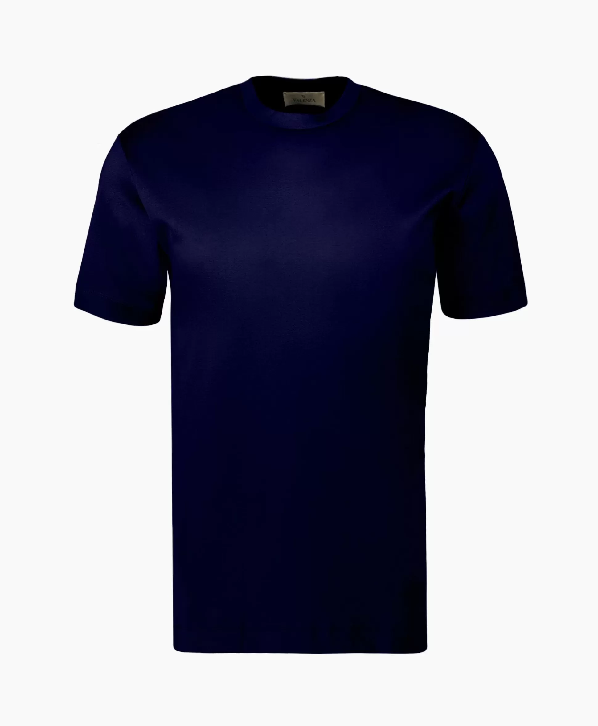 Store T-Shirt Interlock Supima Blauw Heren T-Shirts