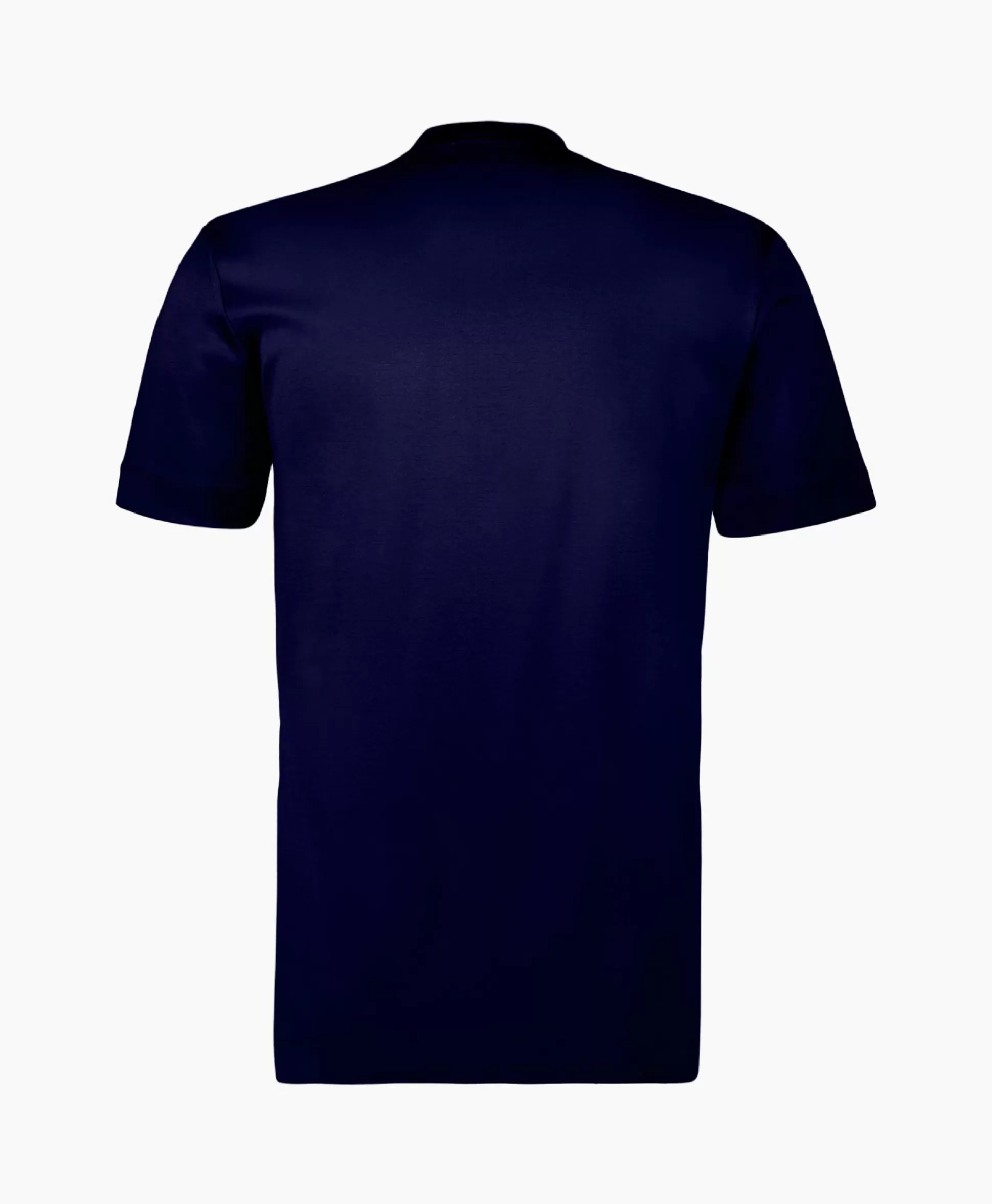 Store T-Shirt Interlock Supima Blauw Heren T-Shirts