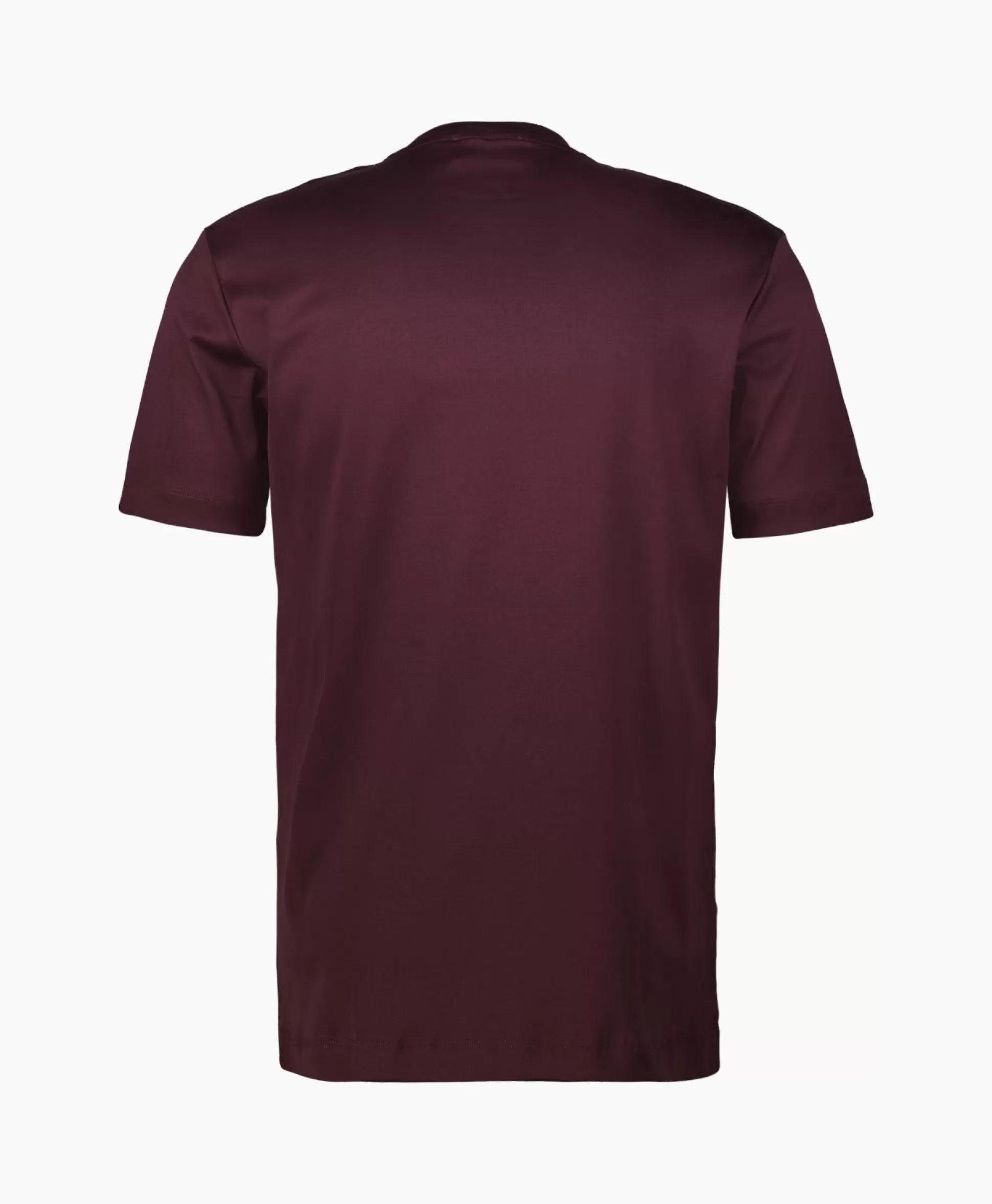 Best T-Shirt Interlock Supima Bordeaux Heren T-Shirts