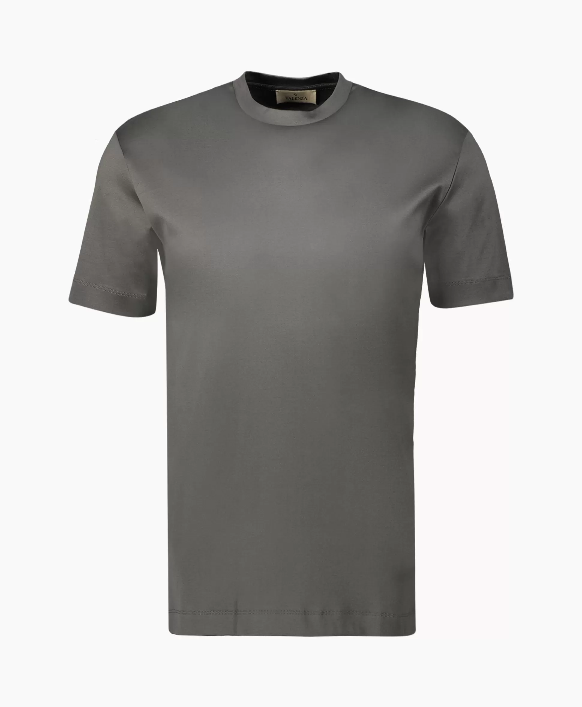 Shop T-Shirt Interlock Supima Donkergrijs Heren T-Shirts