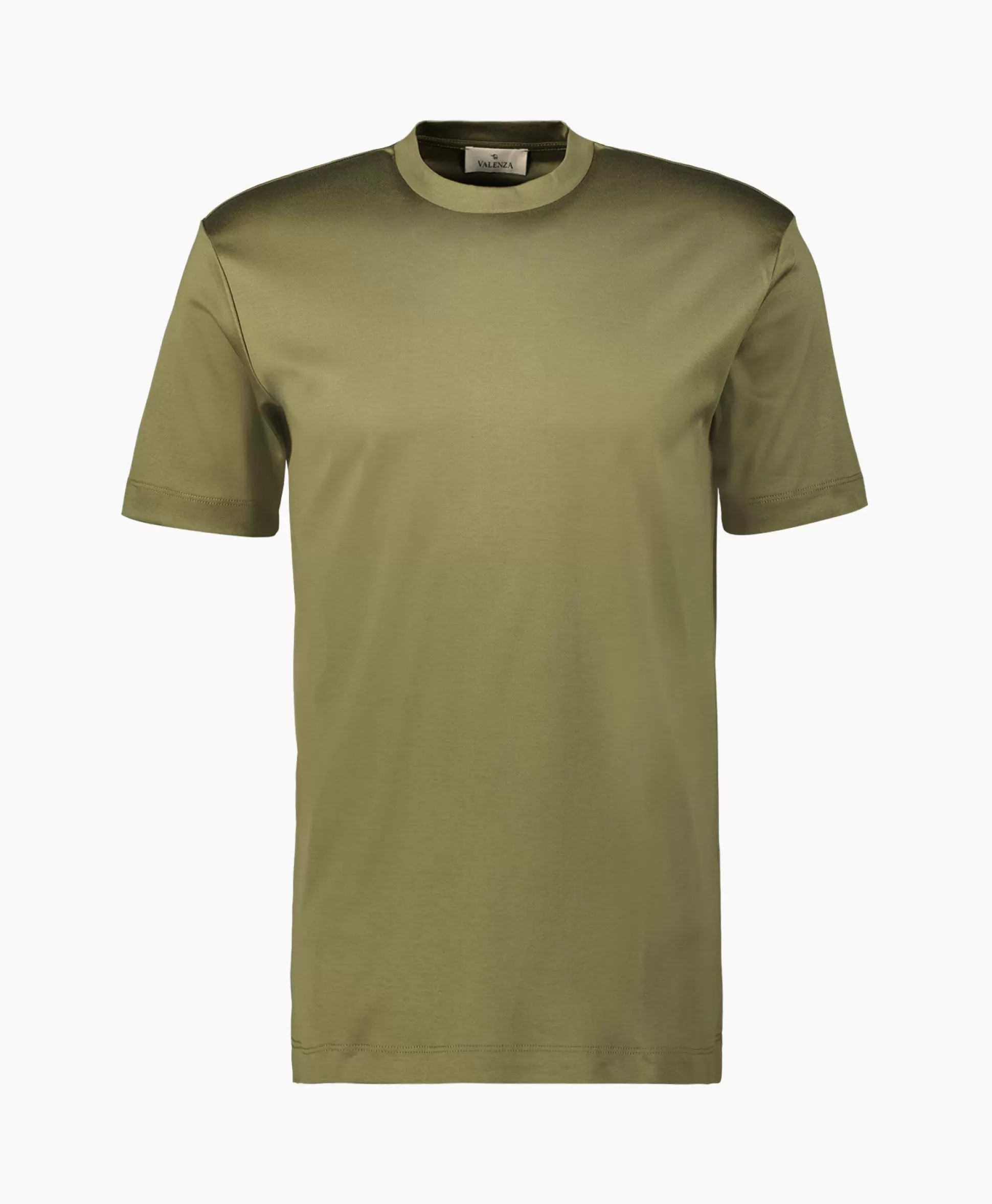 Sale T-Shirt Interlock Supima Groen Heren T-Shirts