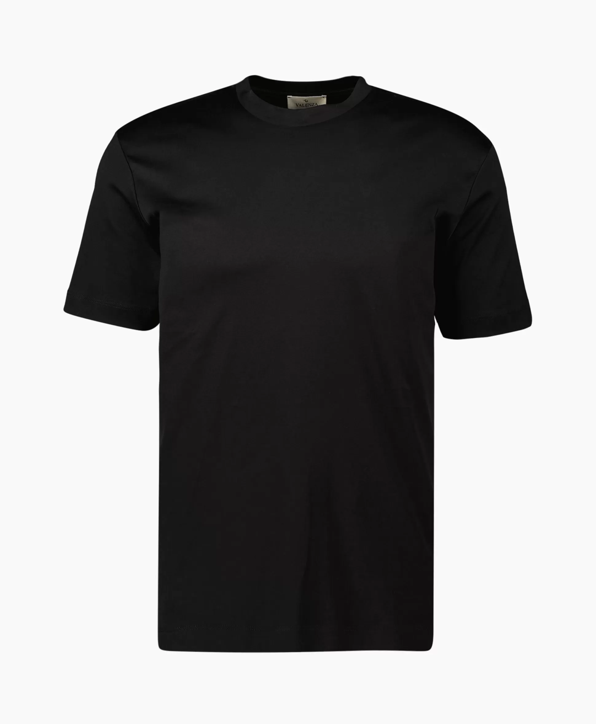 Outlet T-Shirt Interlock Supima Zwart Heren T-Shirts