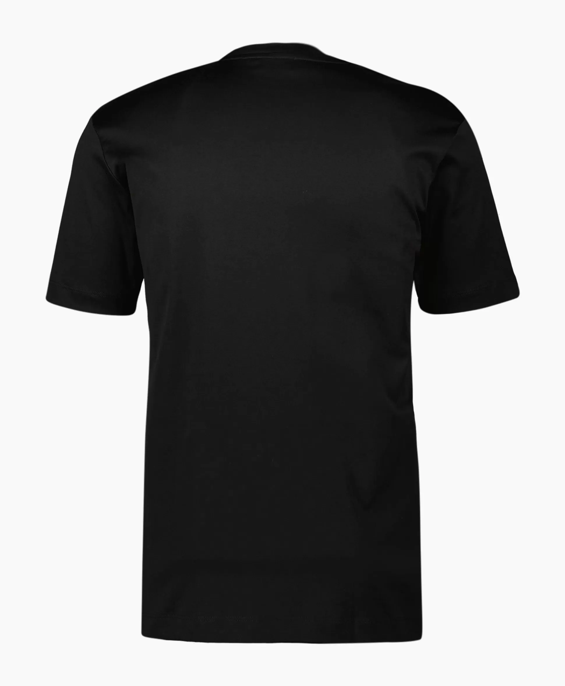 Outlet T-Shirt Interlock Supima Zwart Heren T-Shirts