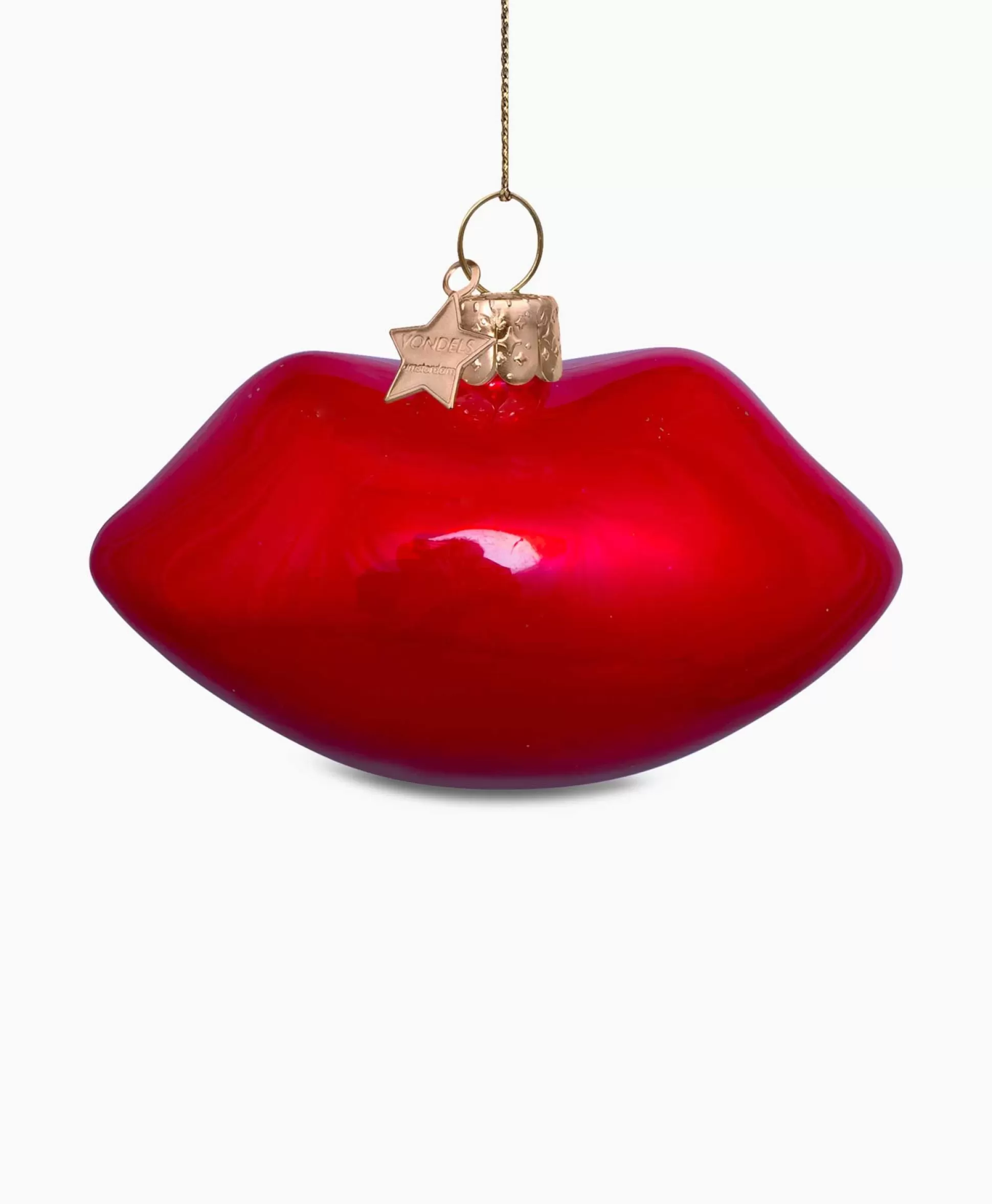 Sale Kerstbal Lippen Rood Lifestyle Lifestyle