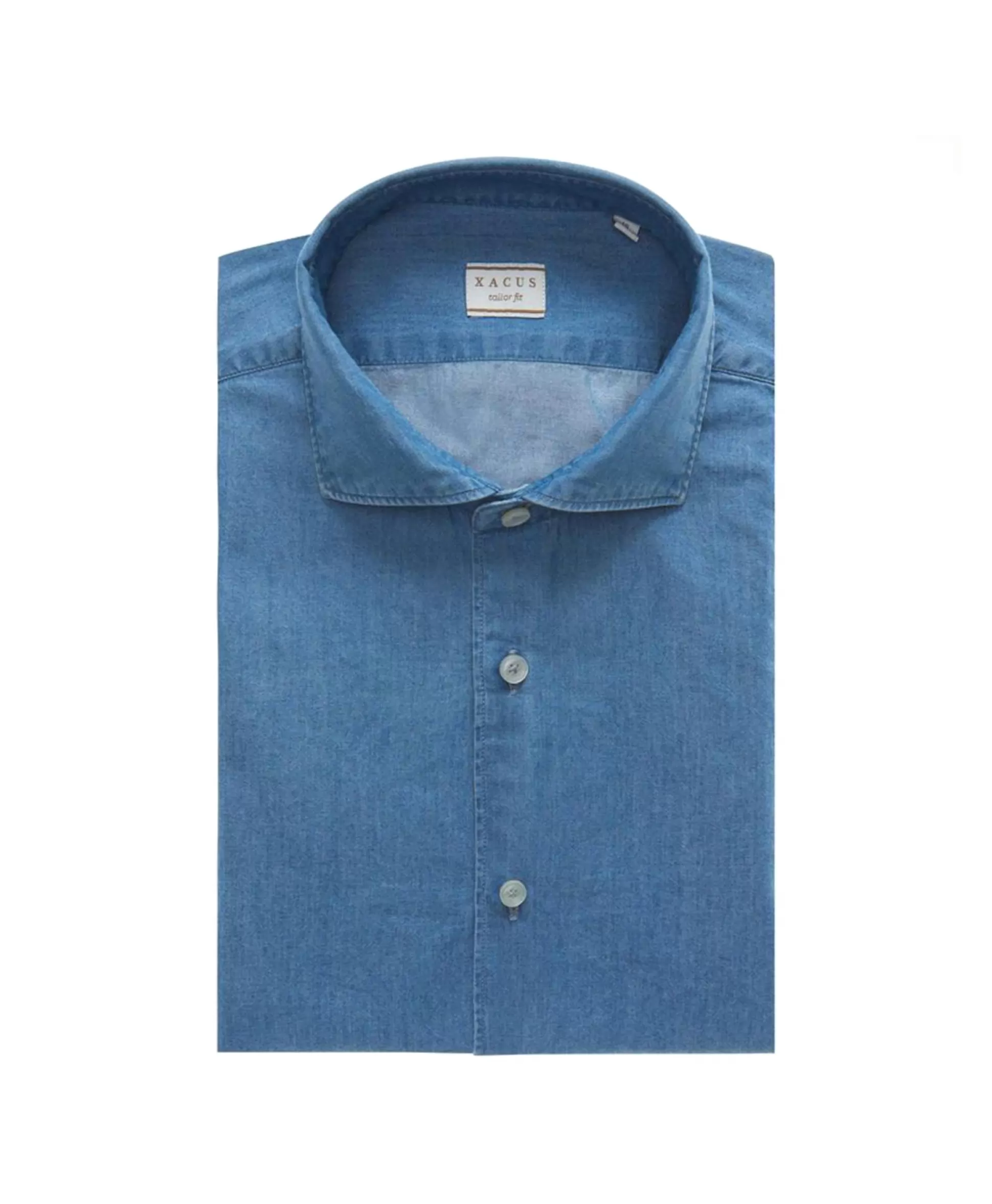 Store Casual Shirt Blauw Heren Overhemden