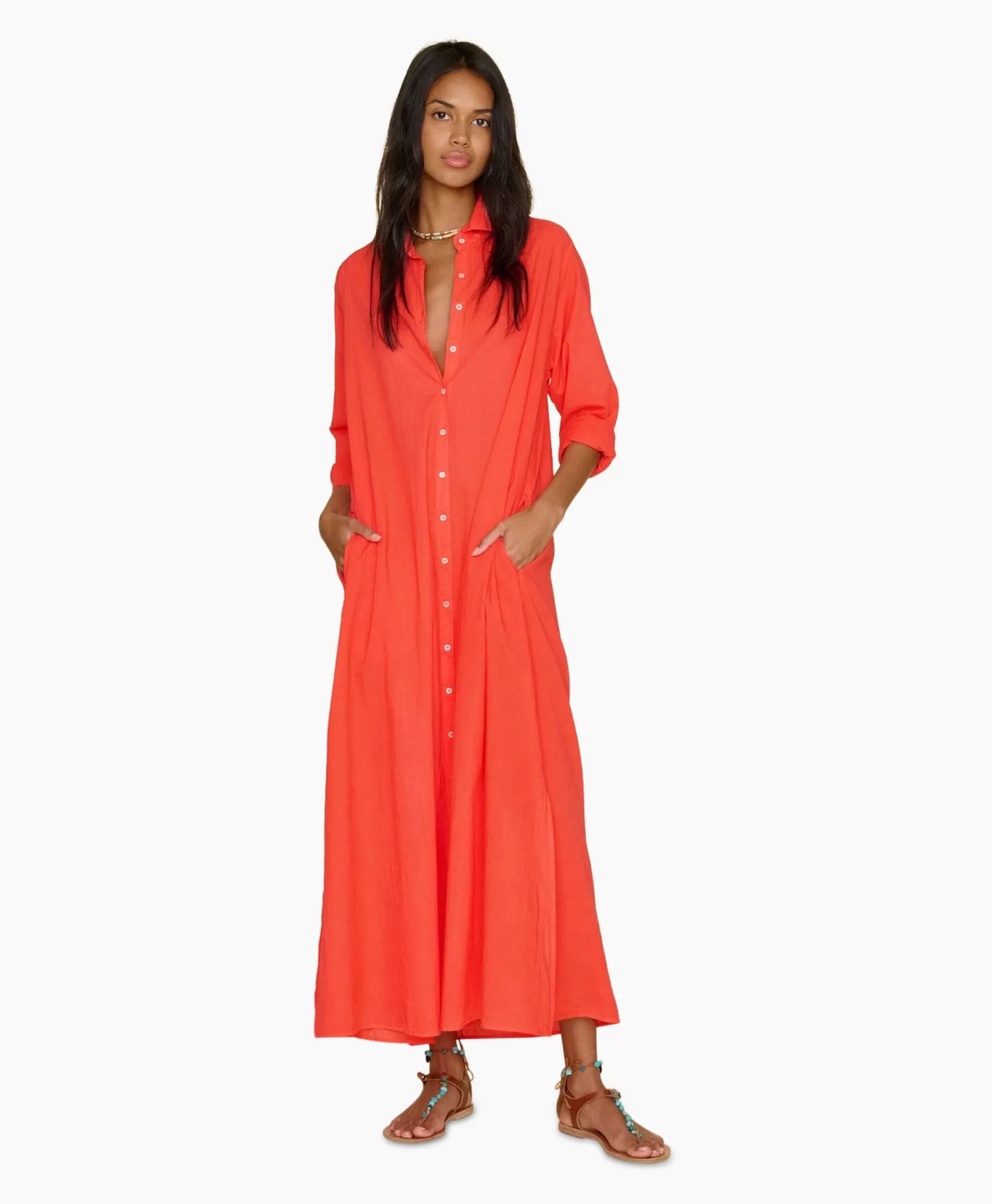 Shop Maxi Jurk Boden Rood Dames Bruiloftskleding