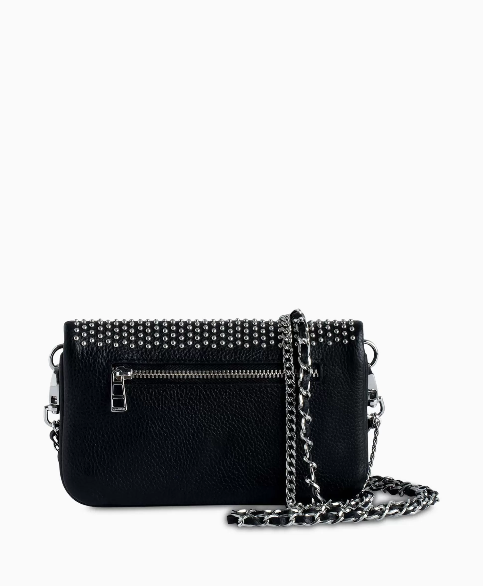 Online Zadig & Voltaire Crossbody Tas Rock Nano Plumetis Zwart Dames Tassen