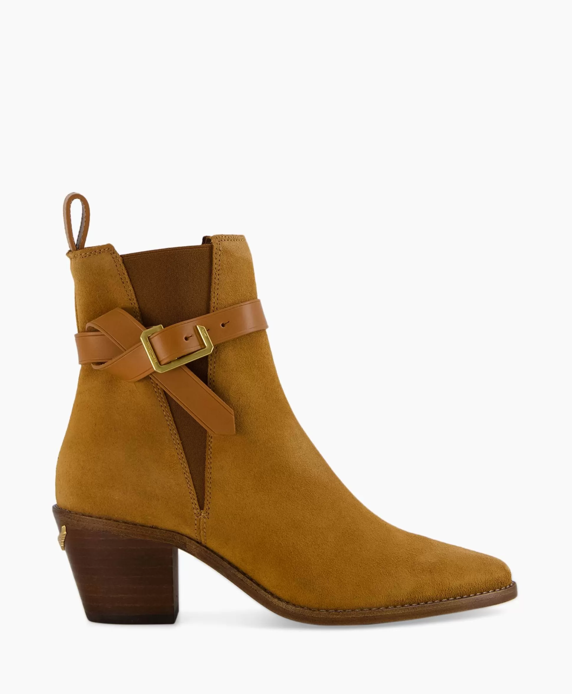 Online Zadig & Voltaire Enkellaars Tyler Cecilia Suede Bruin Dames Laarzen