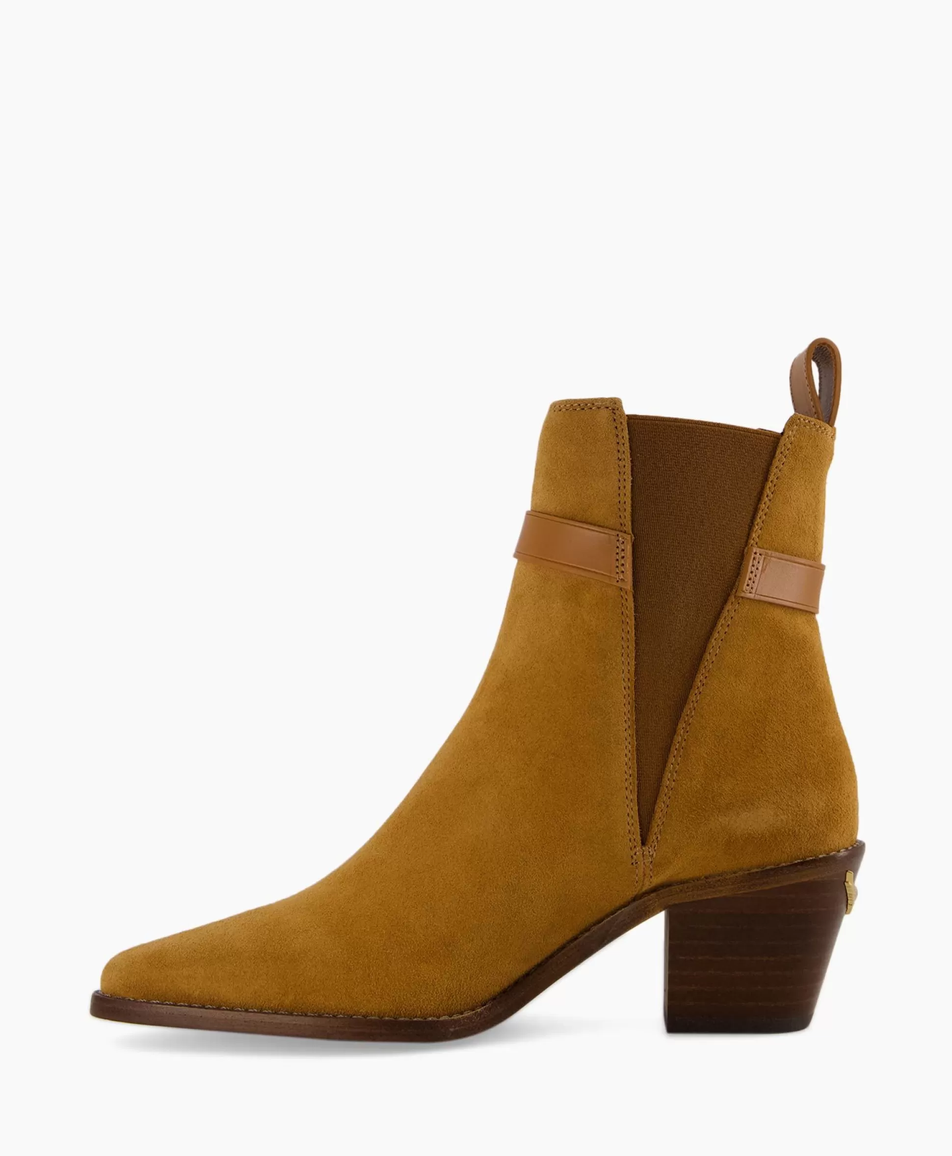 Online Zadig & Voltaire Enkellaars Tyler Cecilia Suede Bruin Dames Laarzen