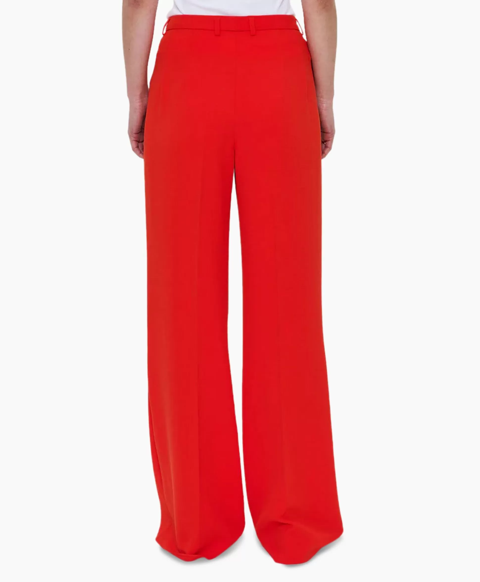 Cheap Pantalon Techno Silk Rood Dames Broeken