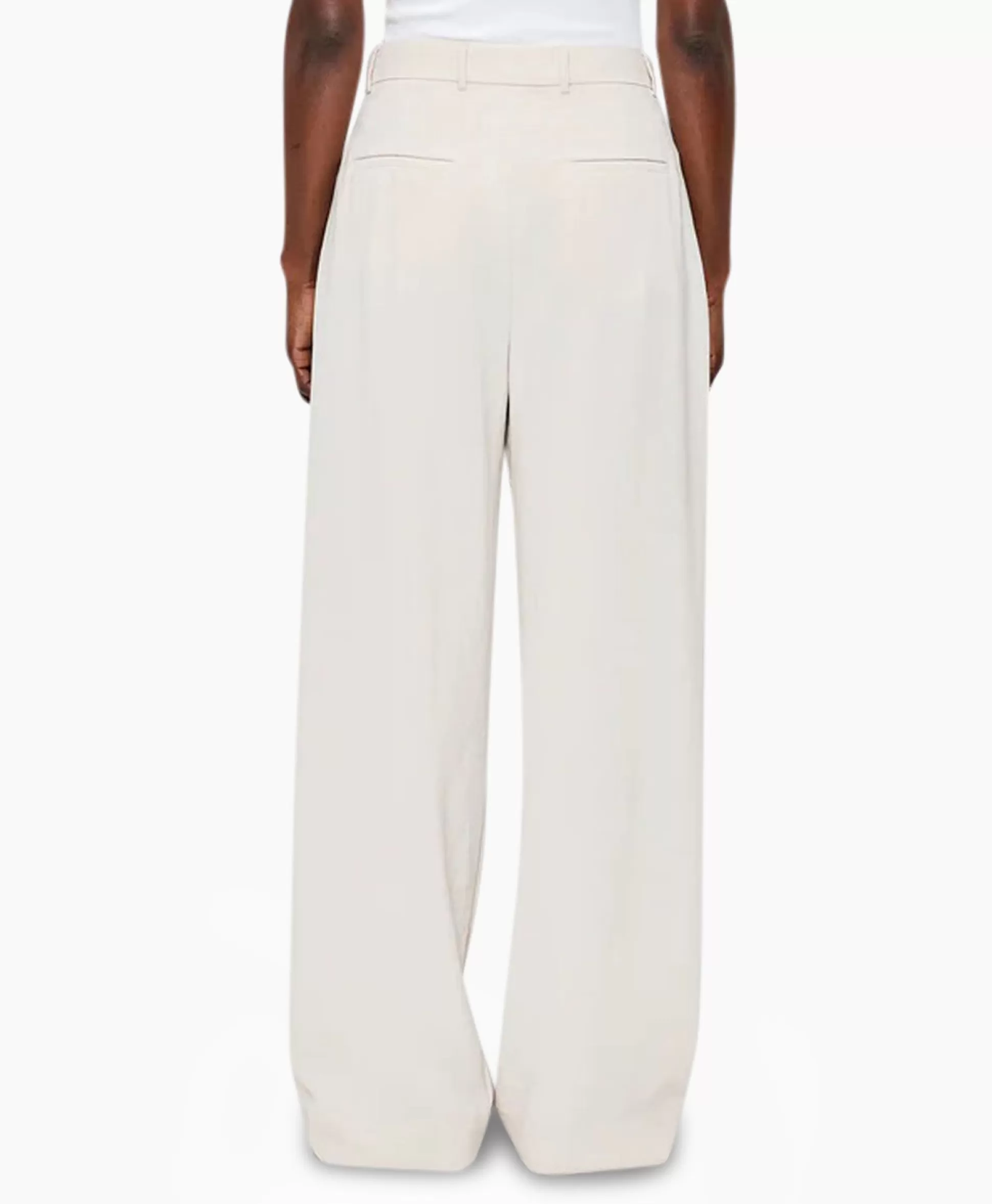 Online Pantalon Wide Pleated Off White Dames Broeken